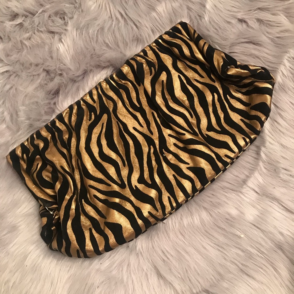 Animal Print Clutch